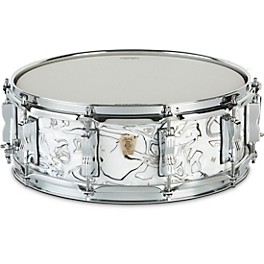 Ludwig Classic Maple Snare Drum 14 x 6.5 in. White Mosaic Ludwig Classic Maple Snare Drum 14 x 5 in. White Mosaic