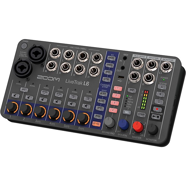 Zoom LiveTrak L-6 10-Channel Mixer & Recorder