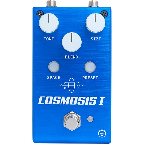 Pigtronix Cosmosis 1 Stereo Ambient Reverb with Morphing Guitar Effects Pedal Blue