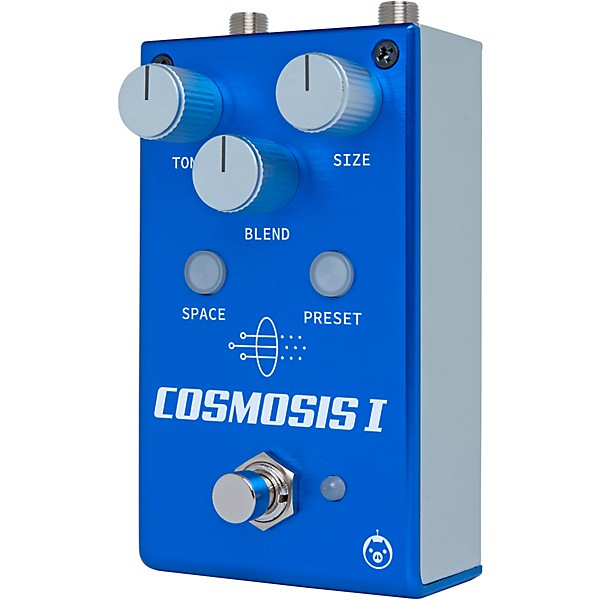 Pigtronix Cosmosis 1 Stereo Ambient Reverb with Morphing Guitar Effects Pedal Blue