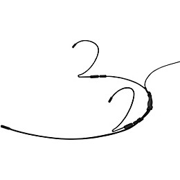 Point Source Audio SERIES9 Omnidirectional Headset Microphone with ENDURE 35 mm locking connector hardwired for Sennheiser EW Black