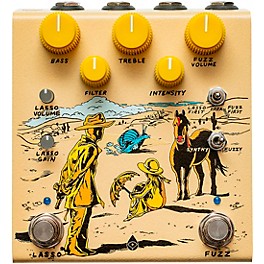 Old Blood Noise Endeavors Pardner Fuzz Effects Pedal Blue Old Blood Noise Endeavors Pardner Fuzz Effects Pedal Tan