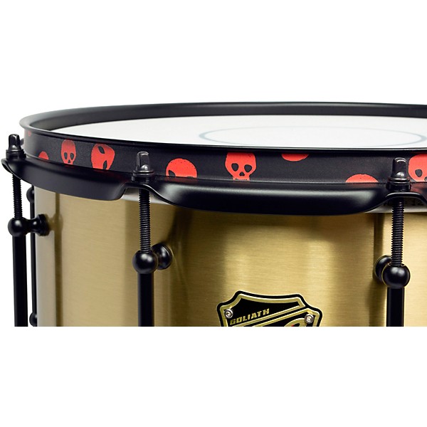 SJC Drums Limited-Edition Josh Dun Signature Goliath 3 mm Bell Brass Snare Drum 14 x 7 in.