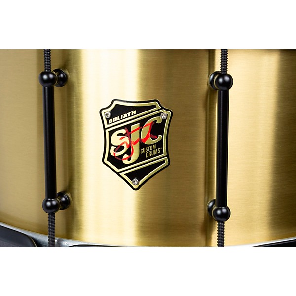 SJC Drums Limited-Edition Josh Dun Signature Goliath 3 mm Bell Brass Snare Drum 14 x 7 in.