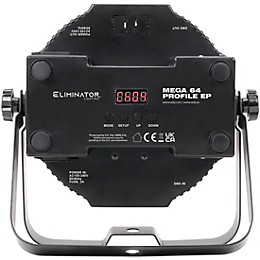 Eliminator Lighting Mega 64 Profile EP Low-Profile Quad LED Wash Light Black