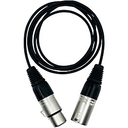 Point Source Audio Extender Cable With 4-Pin Male Mono XLR to 4-Pin Female Mono XLR, 4'