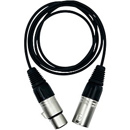 Point Source Audio Extender Cable With 5-Pin Male Mono XLR to 5-Pin Female Mono XLR, 4'