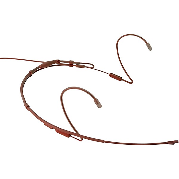 Point Source Audio CONFIDENCE OMNIDIRECTIONAL Dual Element Headset Microphone for Lectrosonics Brown