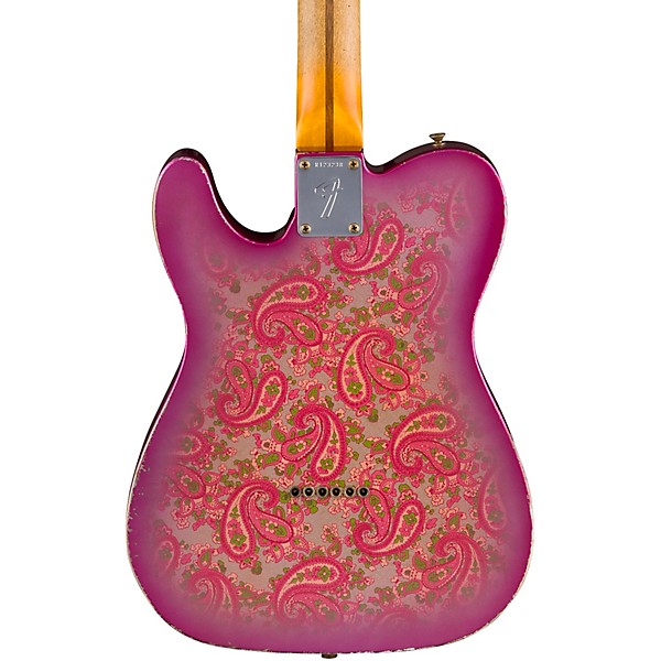 Fender Custom Shop Double Vision Telecaster Electric Guitar Masterbuilt by Todd Krause Pink Paisley
