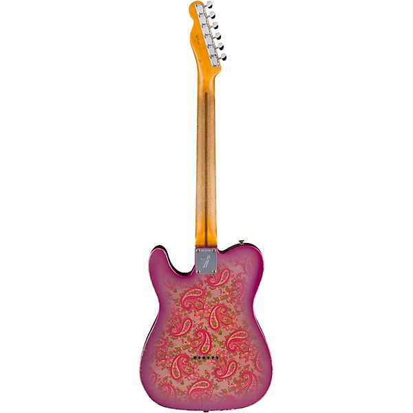 Fender Custom Shop Double Vision Telecaster Electric Guitar Masterbuilt by Todd Krause Pink Paisley