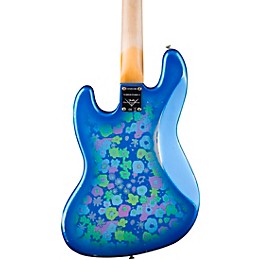 Fender Custom Shop Limited Edition '68 Blue Floral Jazz Bass Relic Blue Flower