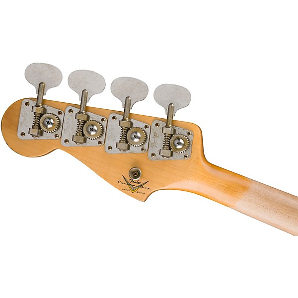 Platinum Fender Custom Shop Limited Edition '68 Blue Floral Jazz