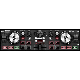 Numark DJ2GO2 TOUCH Pocket DJ Controller with Touch-Capacitive Jog Wheels and ProX Case