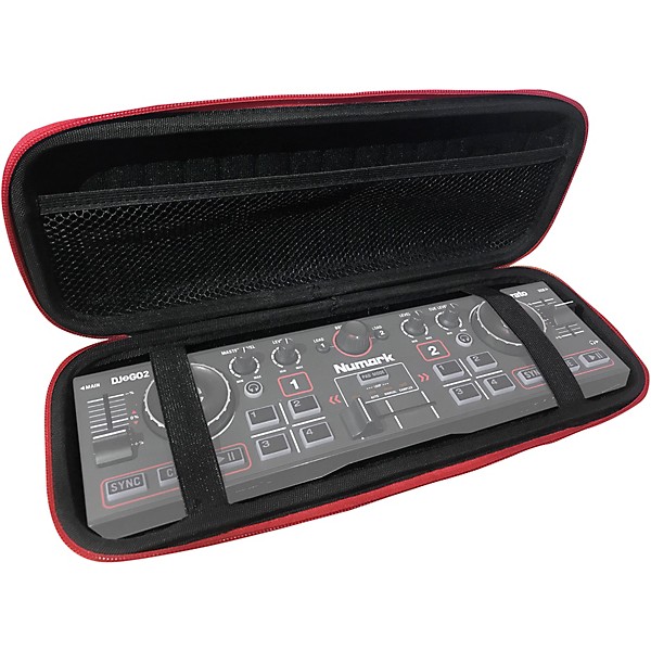 Numark DJ2GO2 TOUCH Pocket DJ Controller with Touch-Capacitive Jog Wheels and ProX Case