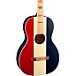 Recording King Dirty 30s Wrangler Single 0 Acoustic Guitar Red, White, and Blue thumbnail