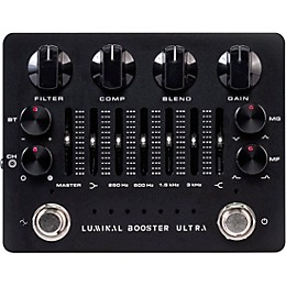 Darkglass Luminal Booster Ultra Compression and Harmonic Boost Combo Effects Pedal Black