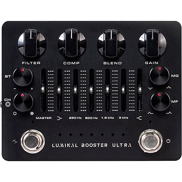 Darkglass Luminal Booster Ultra Compression and Harmonic Boost Combo Effects Pedal Black