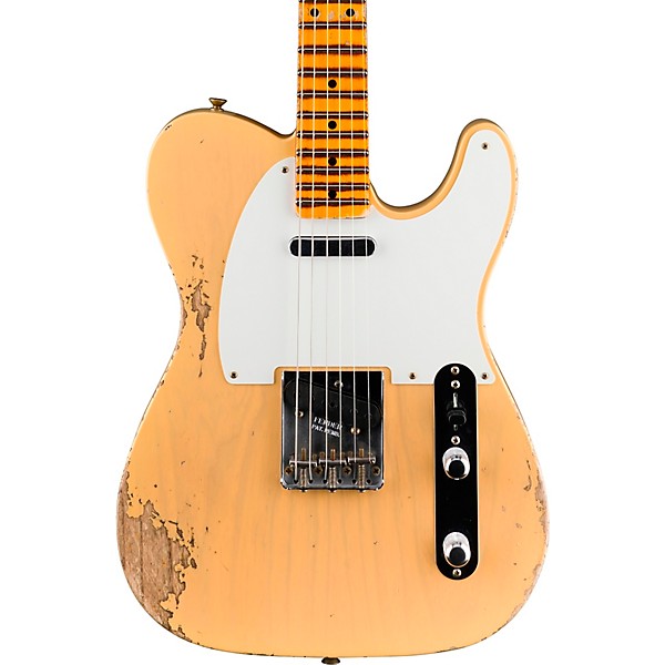 Fender Custom Shop Limited Edition '54 Telecaster Heavy Relic Electric Guitar Natural Blonde
