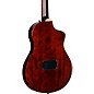 Ortega TourPlayer Deluxe Left-Handed Nylon-String Acoustic-Electric Guitar Tobacco Burst