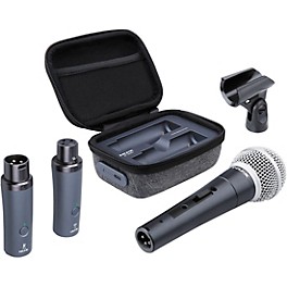 NUX B-3RC 2.4GHz Wireless Mic System Dynamic Mic Bundle With Recharging Case Black