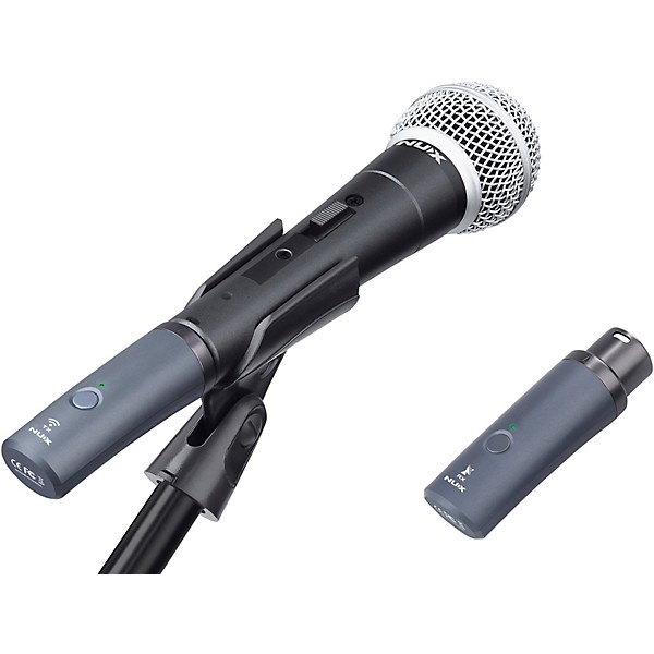 NUX B-3RC 2.4GHz Wireless Mic System Dynamic Mic Bundle With Recharging Case Black