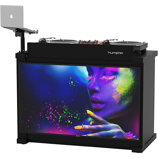 ProX B3 Quick Folding DJ Controller Turntable CD-J Facade Table Workstation by Humpter