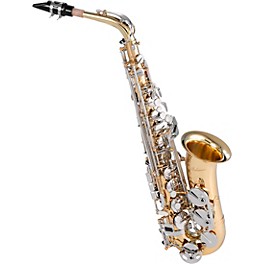 Pearl Belsona Alto Saxophone With ABS Case Gold Lacquer Nickel Plated Keys