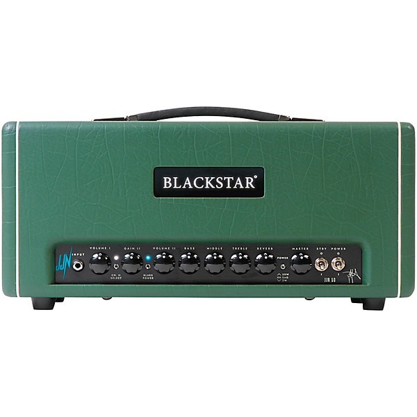 Open Box Blackstar St. James Jared James Nichols 50W Tube Guitar Head Level 1 British Racing Green