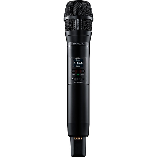 Shure SLXD2/N8C Digital Wireless Handheld Microphone Transmitter with Nexadyne 8/C Cardioid Capsule (G58: 470 to 514 MHz) ...