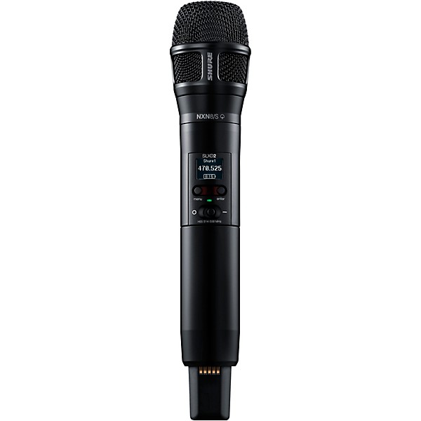 Shure SLXD2/N8S Digital Wireless Handheld Microphone Transmitter with Nexadyne 8/S Supercardioid Capsule (G58: 470 to 514 ...