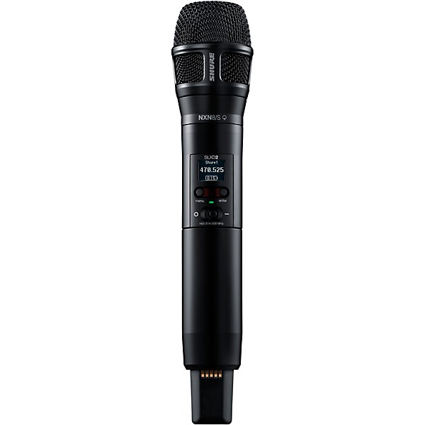 Shure SLXD2/N8S Digital Wireless Handheld Microphone Transmitter with Nexadyne 8/S Supercardioid Capsule (G58: 470 to 514 ...