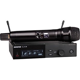 ... Shure SLXD24/N8S Digital Wireless Handheld Microphone System with Nexadyne 8/S Supercardioid Capsule (G58: 470 to 514 MHz) Band J52 Black