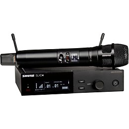 Open Box Shure SLXD24/N8CB Digital Wireless Handheld Microphone System With Nexadyne 8/C Cardioid Capsule Level 1 Band H55 Black