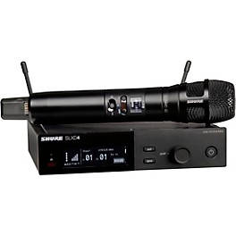 ... Shure SLXD24/N8C Digital Wireless Handheld Microphone System with Nexadyne 8/C Cardioid Capsule (G58: 470 to 514 MHz) Band H55 Black