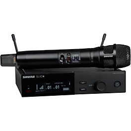 ... Shure SLXD24/N8C Digital Wireless Handheld Microphone System with Nexadyne 8/C Cardioid Capsule (G58: 470 to 514 MHz) Band J52 Black