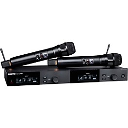 ... Shure SLXD24D/N8C Dual-Channel Digital Wireless Handheld Microphone System with Nexadyne 8/C Cardioid Capsules (G58: 470 to 514 MHz) Band H55 Black