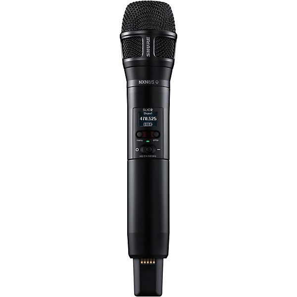 Shure SLXD24D/N8S Dual-Channel Digital Wireless Handheld Microphone System with Nexadyne 8/S Supercardioid Capsules (G58: ...