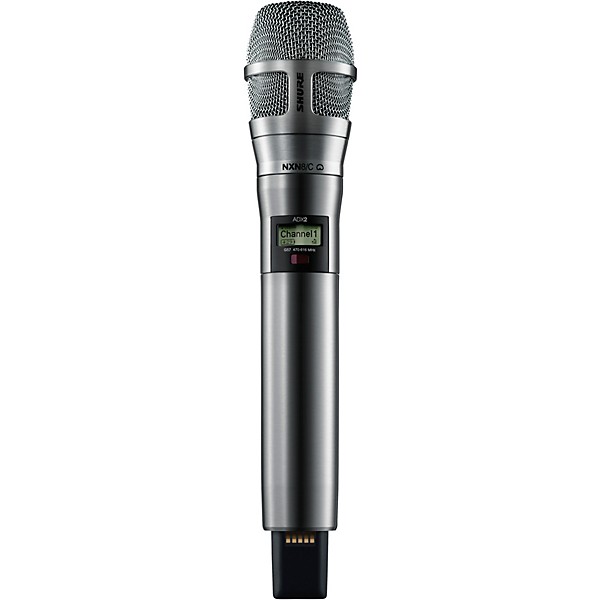 Shure ADX2/8CN Digital Handheld Wireless Microphone Transmitter with Nexadyne 8/C Cardioid Capsule (G57: 470 to 608 + 614 ...