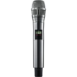 Shure AD2/N8SN Digital Handheld Wireless Microphone Transmitter with Nexadyne 8/S Supercardioid Capsule (G57: 470 to 608 + 614 to 616 MHz) Band G57 Nickel