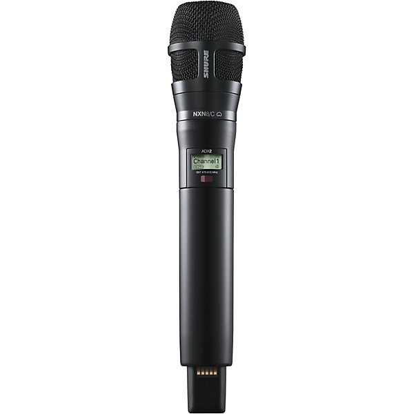 Shure ADX2/8CB Digital Handheld Wireless Microphone Transmitter with Nexadyne 8/C Cardioid Capsule (G57: 470 to 608 + 614 ...