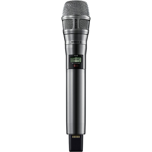 Shure ADX2/8SN Digital Handheld Wireless Microphone Transmitter with Nexadyne 8/S Supercardioid Capsule (G57: 470 to 608 +...