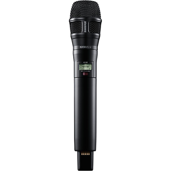 Shure ADX2/8SB Digital Handheld Wireless Microphone Transmitter with Nexadyne 8/S Supercardioid Capsule (G57: 470 to 608 +...