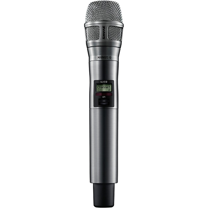 Shure ULXD2/N8SN Digital Handheld Wireless Microphone Transmitter