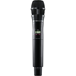 Shure AD2/N8CB Digital Handheld Wireless Microphone Transmitter with Nexadyne 8/C Cardioid Capsule (G57: 470 to 608 + 614 to 616 MHz) Band G57 Black