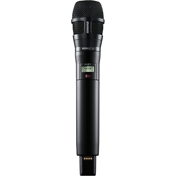 Shure ADX2FD/N8CB Digital Handheld Wireless Microphone Transmitter with Nexadyne 8/C Cardioid Capsule (G57: 470 to 608 + 6...