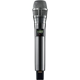 Shure ADX2FD/N8SN Digital Handheld Wireless Microphone Transmitter With Nexadyne 8/S Supercardioid Capsule, Band G57: 470-608 + 614-616MHz Band G57 Nickel