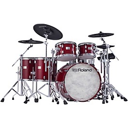 Roland VAD716 V-Drums Acoustic Design Electr... Roland VAD716 V-Drums Acoustic Design Electronic Drum Kit Gloss Cherry Finish