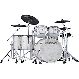 Roland VAD716 V-Drums Acoustic Design Electro... Roland VAD716 V-Drums Acoustic Design Electronic Drum Kit Pearl White Finish