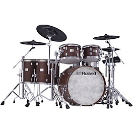 Roland VAD716 V-Drums Acoustic Design Electr... Roland VAD716 V-Drums Acoustic Design Electronic Drum Kit Satin Walnut Finish