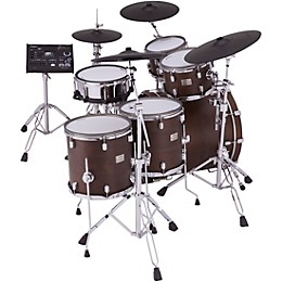 Roland VAD716 V-Drums Acoustic Design Electronic Drum Kit Satin Walnut Finish